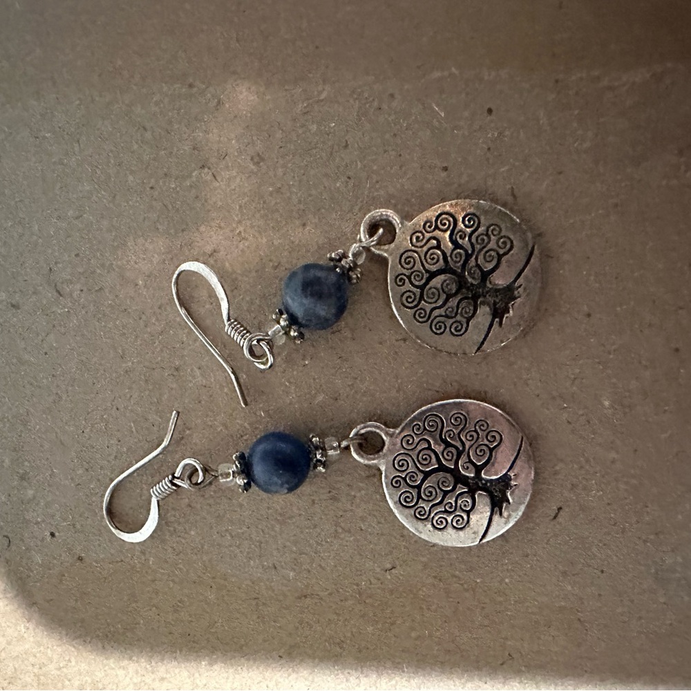 Silver Tree of Life Earrings